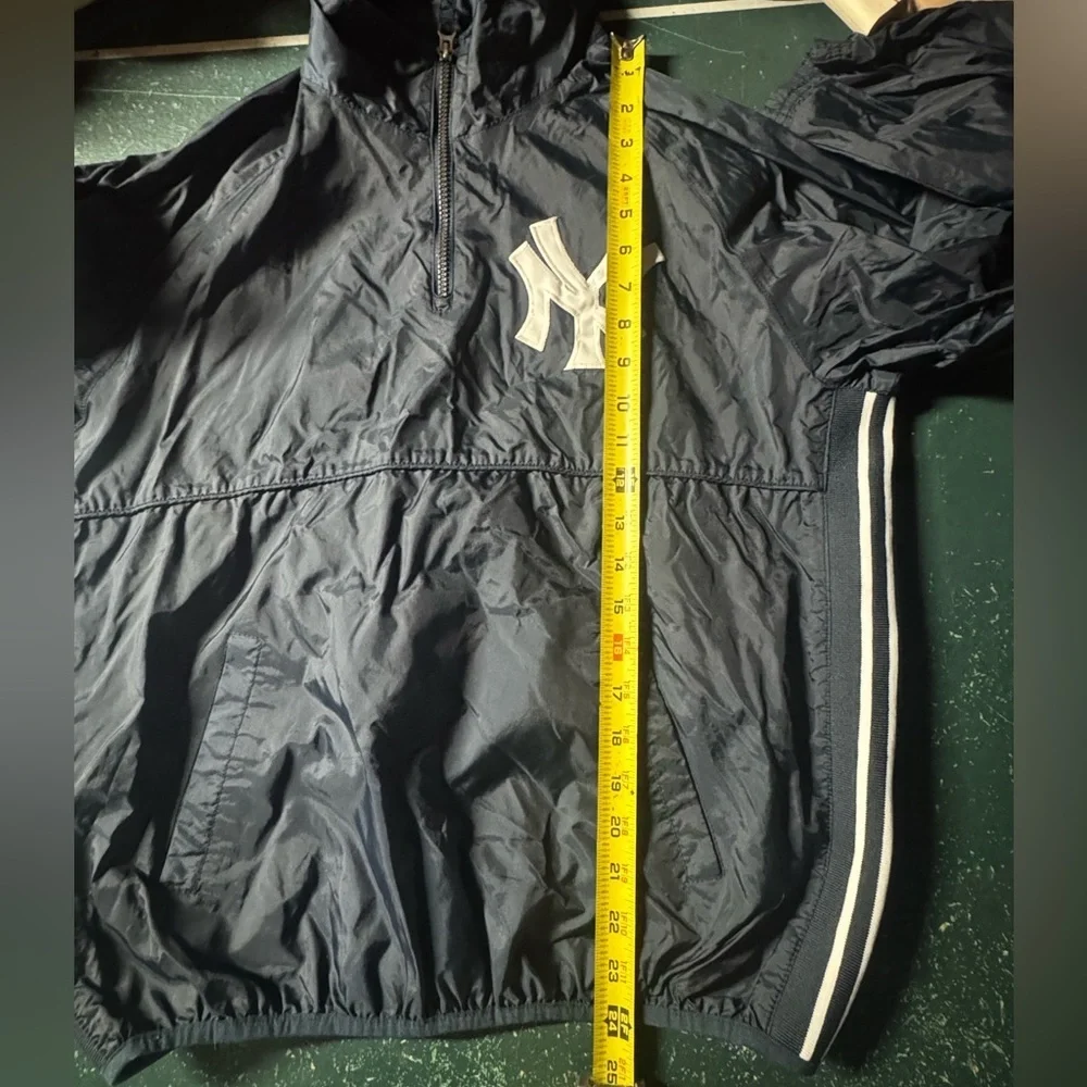 Vintage Youth Large MLB New York Yankees Lightweight 1/4 Zip Windbreaker